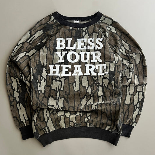 Medium 90s Camo Shop Merch Sweatshirt