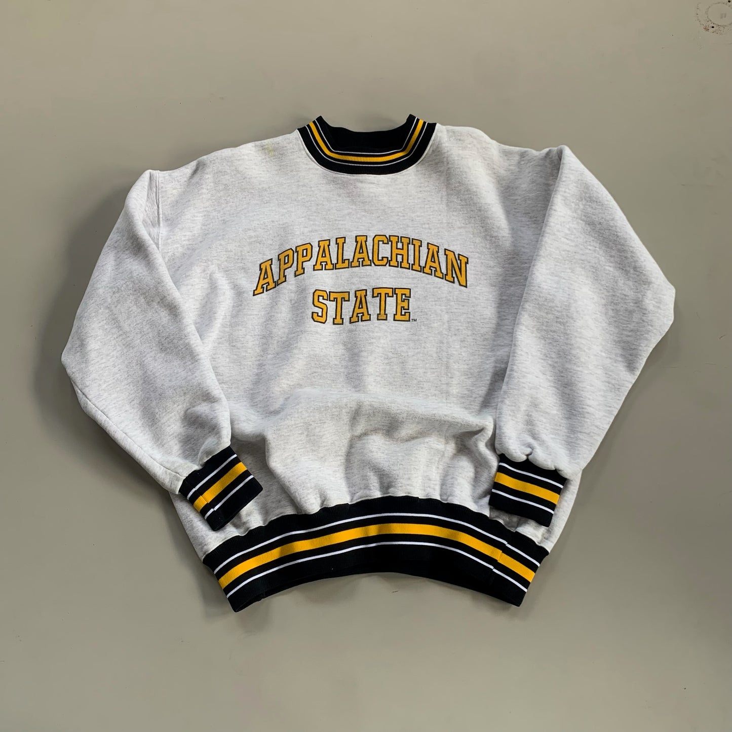 XL 1990s Appalachian State Tri Color Sweatshirt
