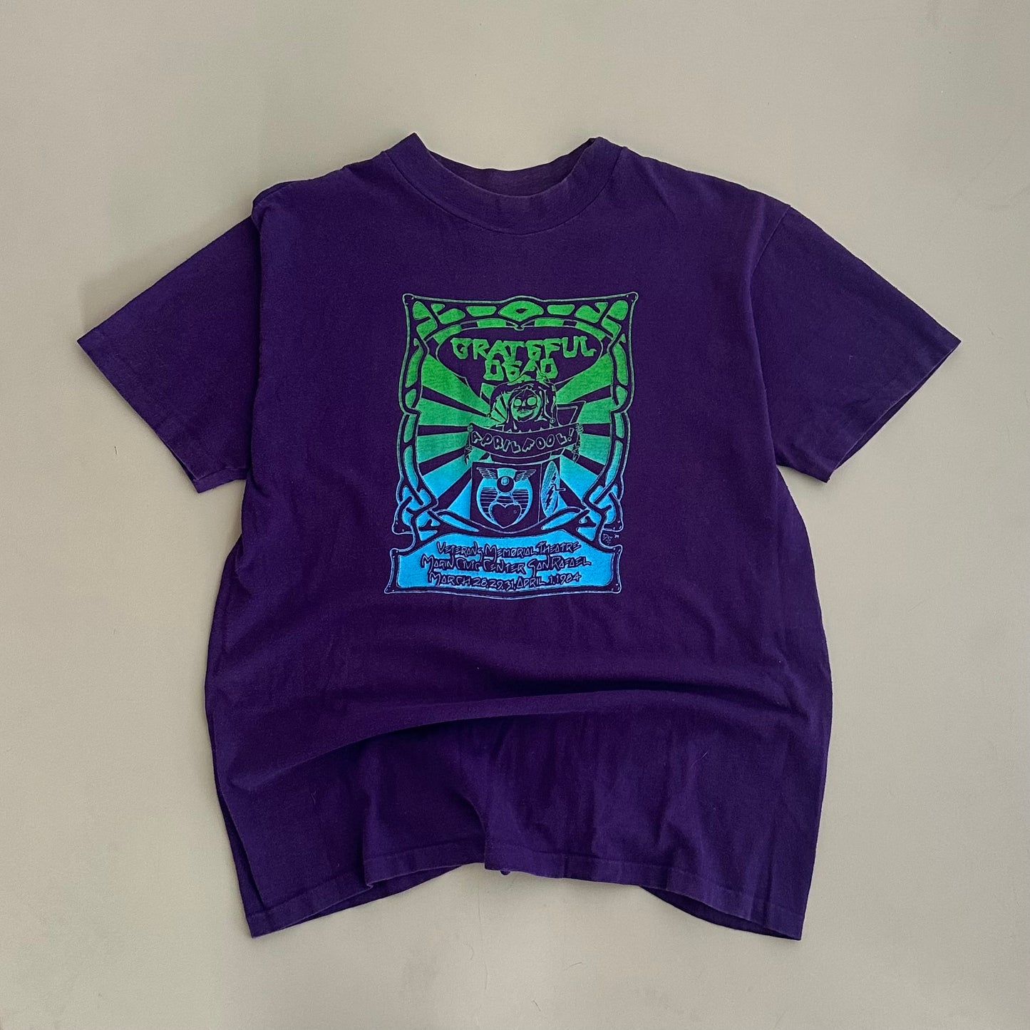 Large 1984 Grateful Dead April Fool! T-shirt
