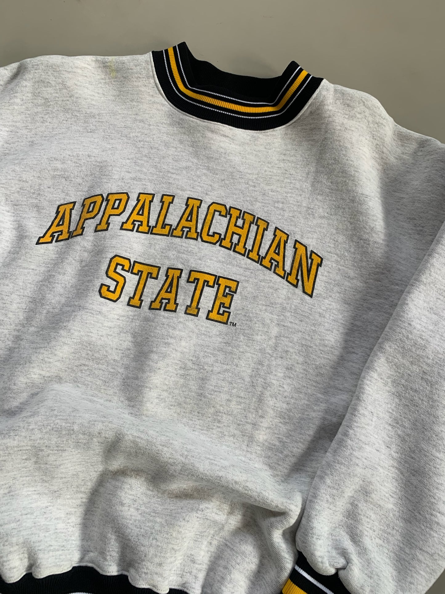 XL 1990s Appalachian State Tri Color Sweatshirt