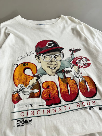 XL 1990 Cinncinati Reds Chris Sabo T-shirt
