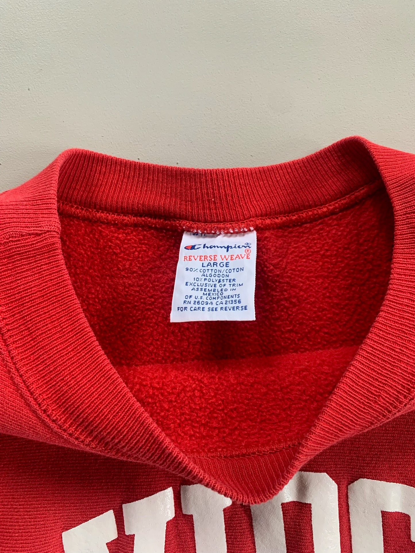 Large 90s Davidson College Champion Reverse Weave