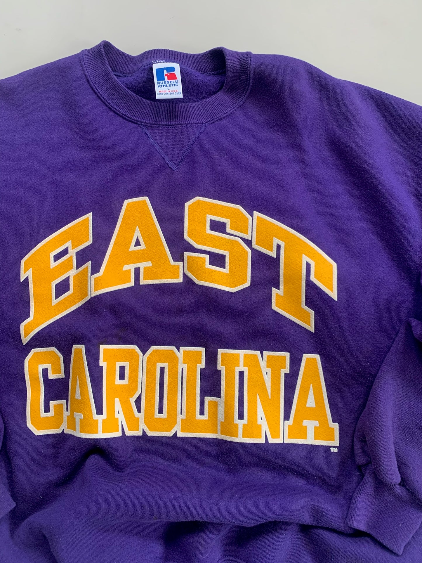 Large 1990s East Carolina University Russell Athletic Sweatshirt