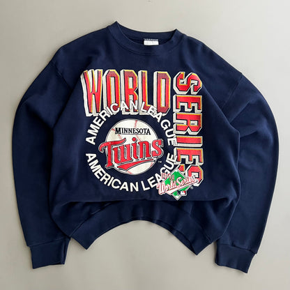 Large 1991 Minnesota Twins World Series Sweatshirt