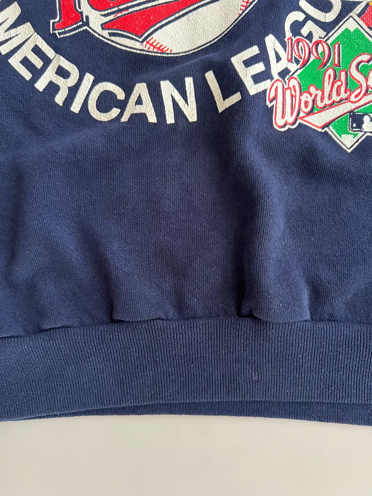Large 1991 Minnesota Twins World Series Sweatshirt