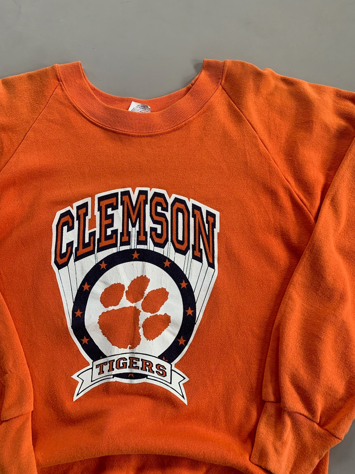 Large 80s Clemson University Sweatshirt