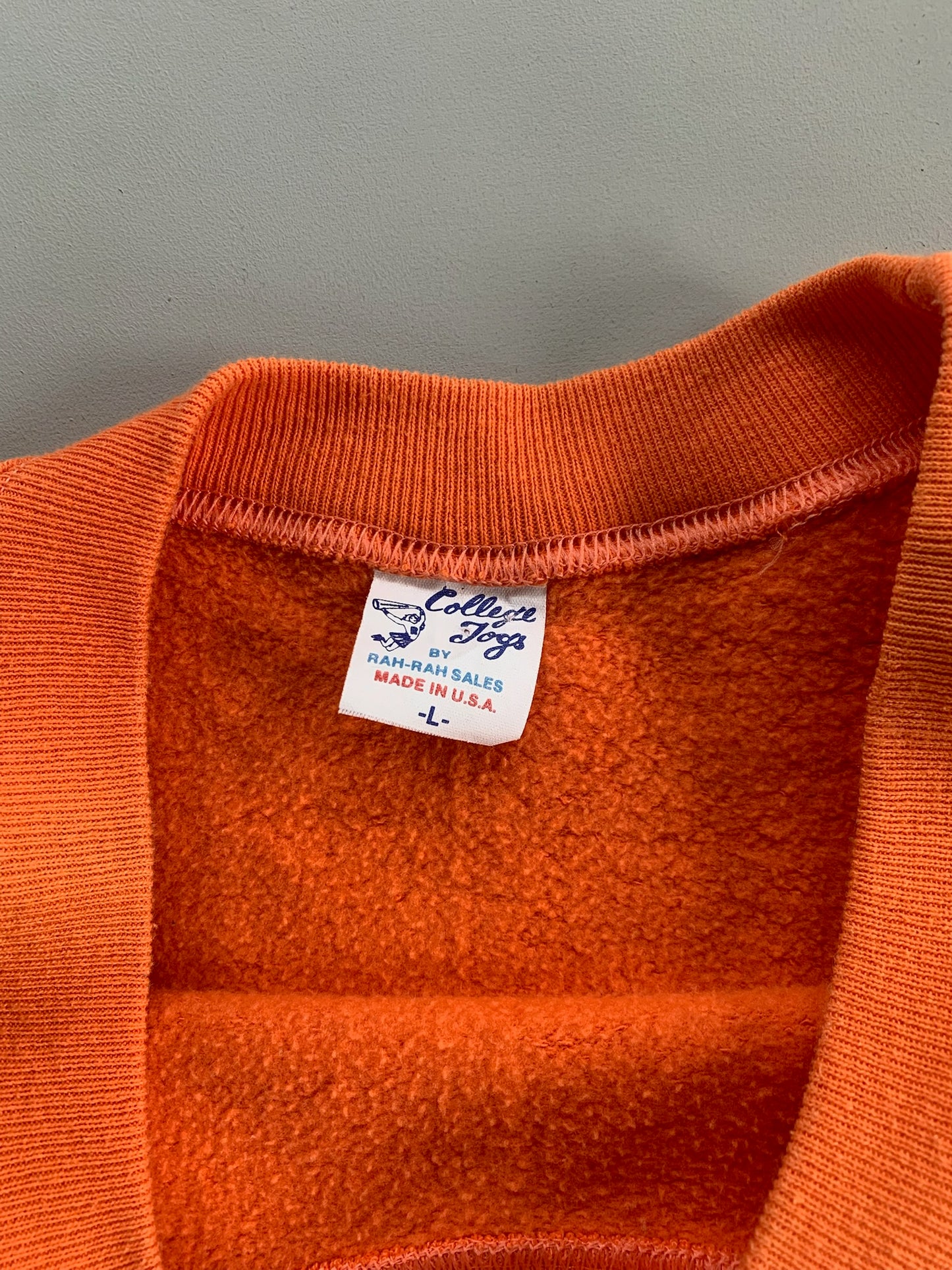 Large 80s Clemson University Sweatshirt