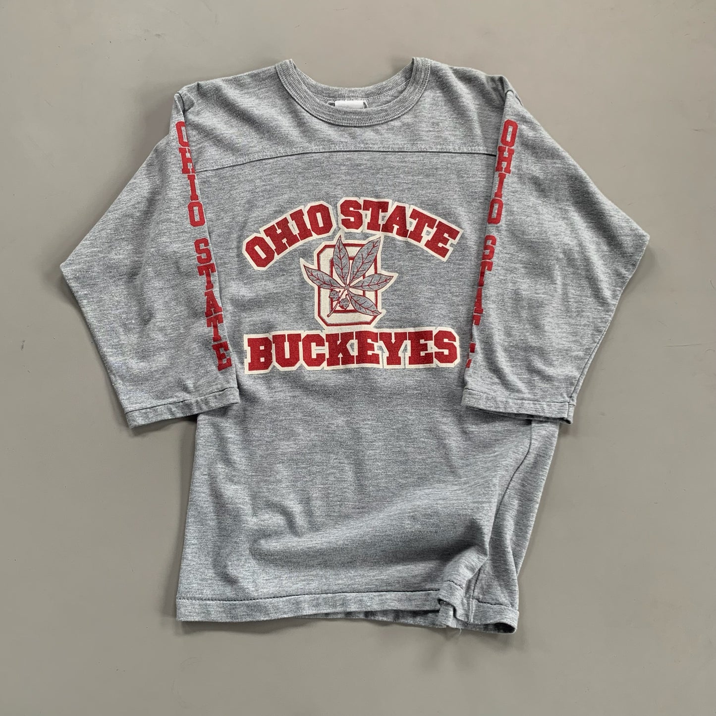 Large 1980s Oho State Buckeyes Shirt