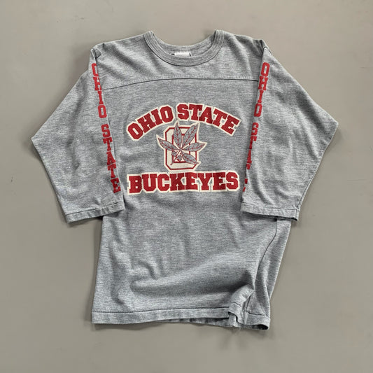 Large 1980s Oho State Buckeyes Shirt