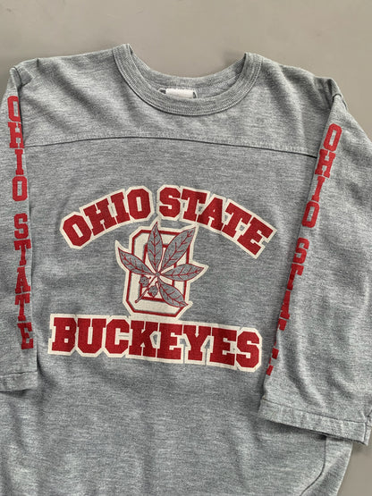 Large 1980s Oho State Buckeyes Shirt