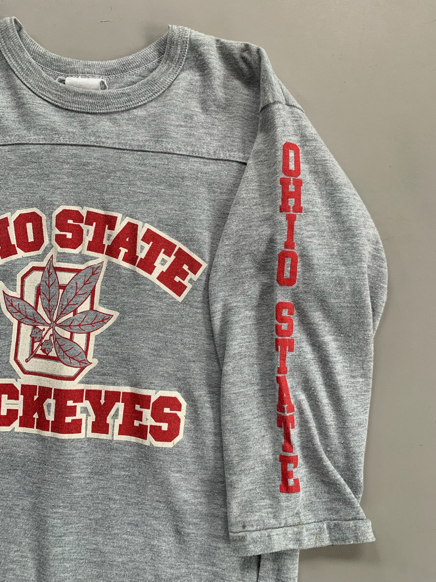 Large 1980s Oho State Buckeyes Shirt