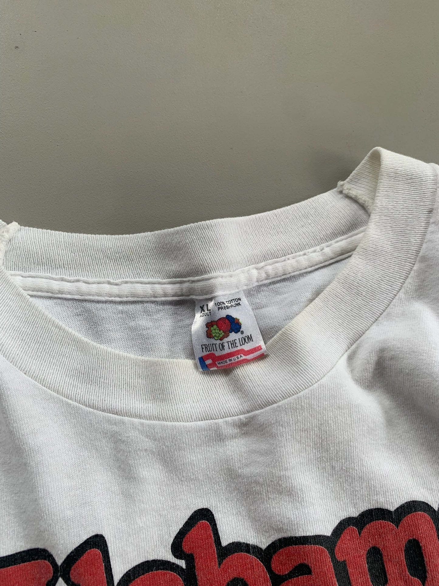 XL 1992 Alabama No.1 Champion T-shirt