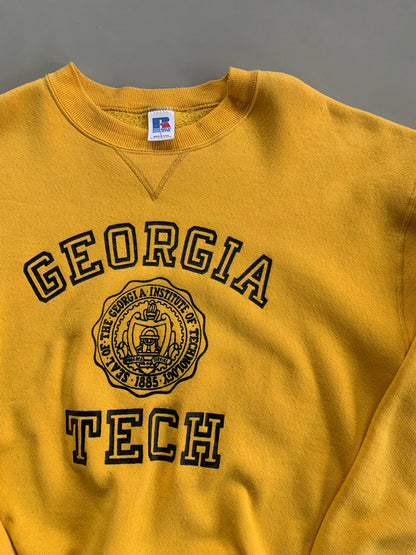 Large 1980s Georgia Tech Russell Athletic Sweatshirt