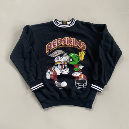Youth Large 1993 Washington Redskins Looney Tunes Sweatshirt