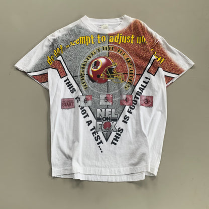 Large 1996 Washington Redskins NFL on Fox AOP T-shirt