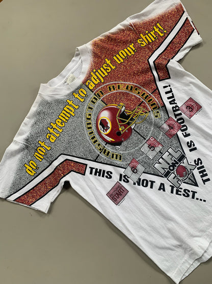 Large 1996 Washington Redskins NFL on Fox AOP T-shirt