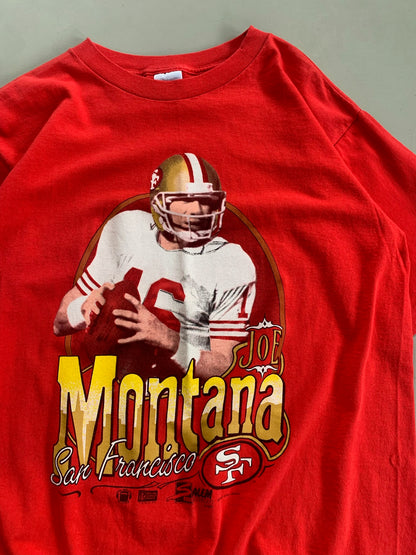 Large 1990 San Francisco Joe Montana T-shirt