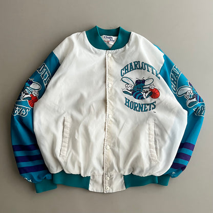 Large 80's Charlotte Hornet Chalk Line Jacket