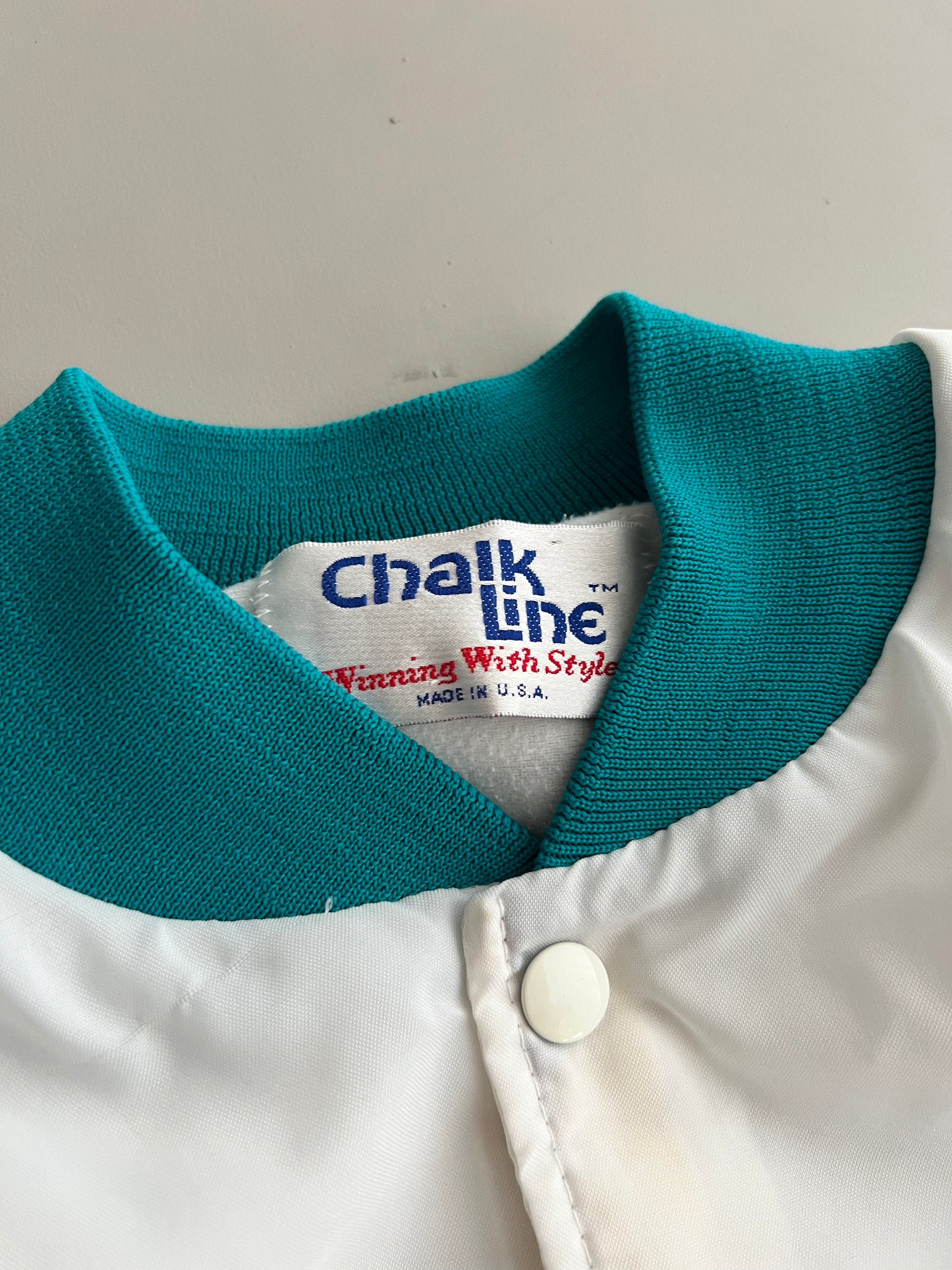 Large 80's Charlotte Hornet Chalk Line Jacket