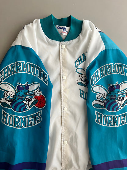 Large 80's Charlotte Hornet Chalk Line Jacket