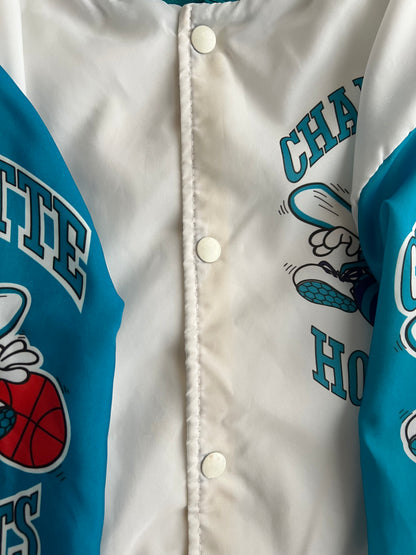 Large 80's Charlotte Hornet Chalk Line Jacket