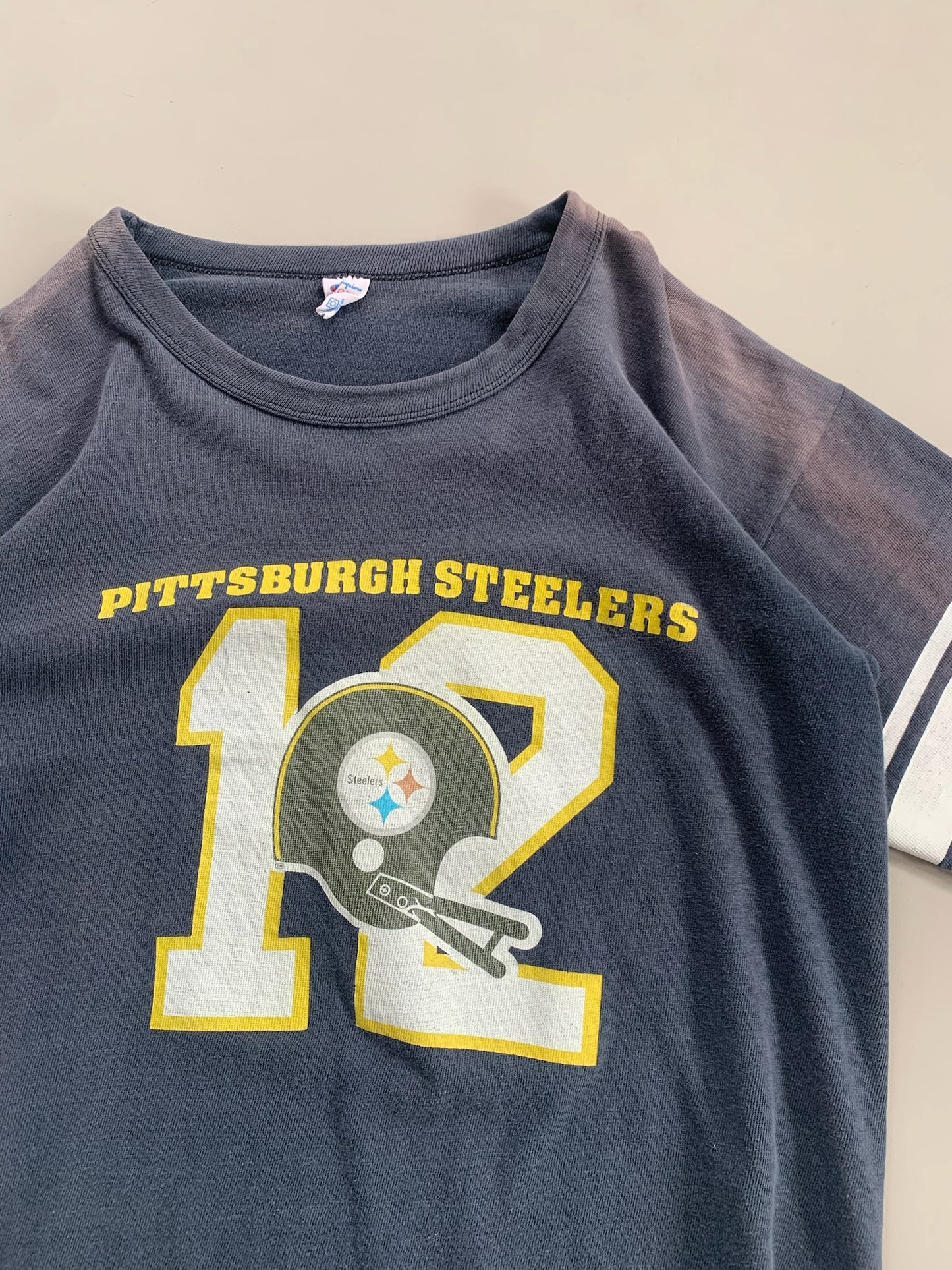 Large 80s Pittsburgh Steelers Champion T-shirt