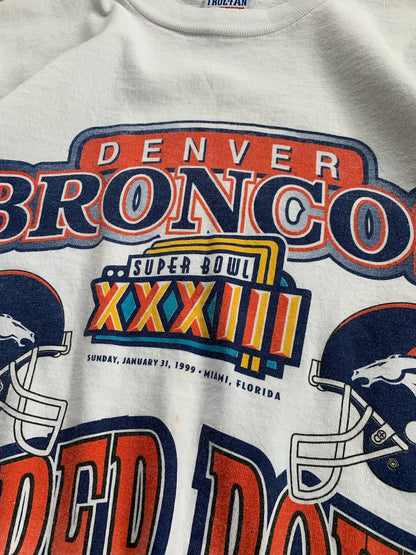 Small 1999 Denver Broncos Super Bowl T-shirt