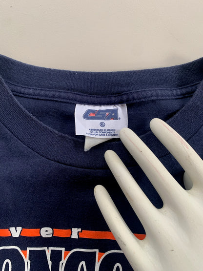 XL 1998 Denver Broncos Schedule T-shirt