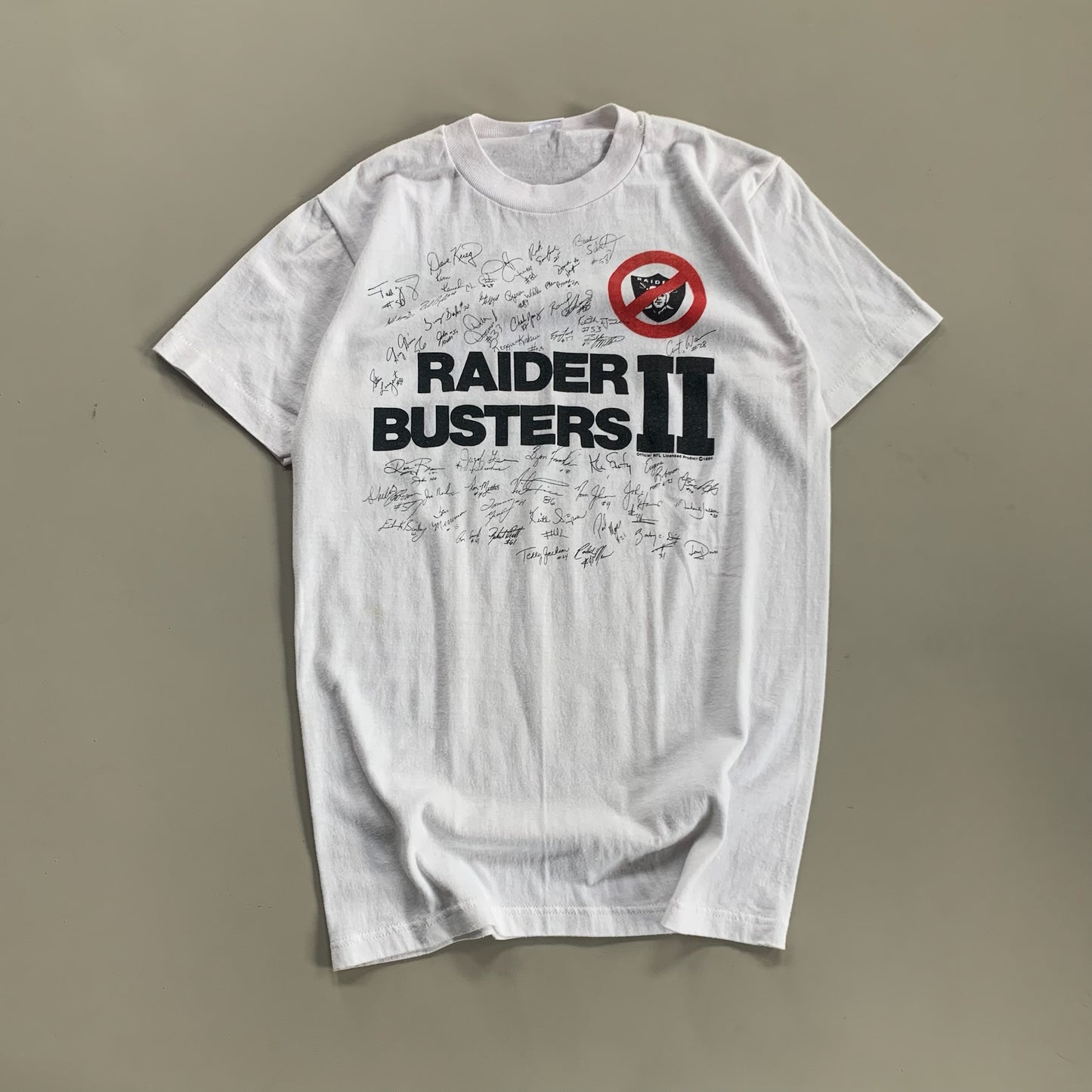 Medium 1985 Raiders Busters Seattle Seahawks T-shirt