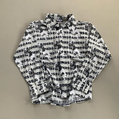 Large 80s Los Angeles Raiders Team Shirt