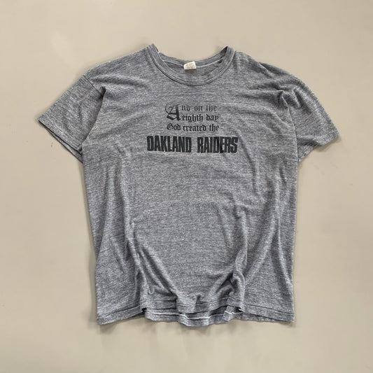 XL 70s Oakland Raiders Quote T-shirt
