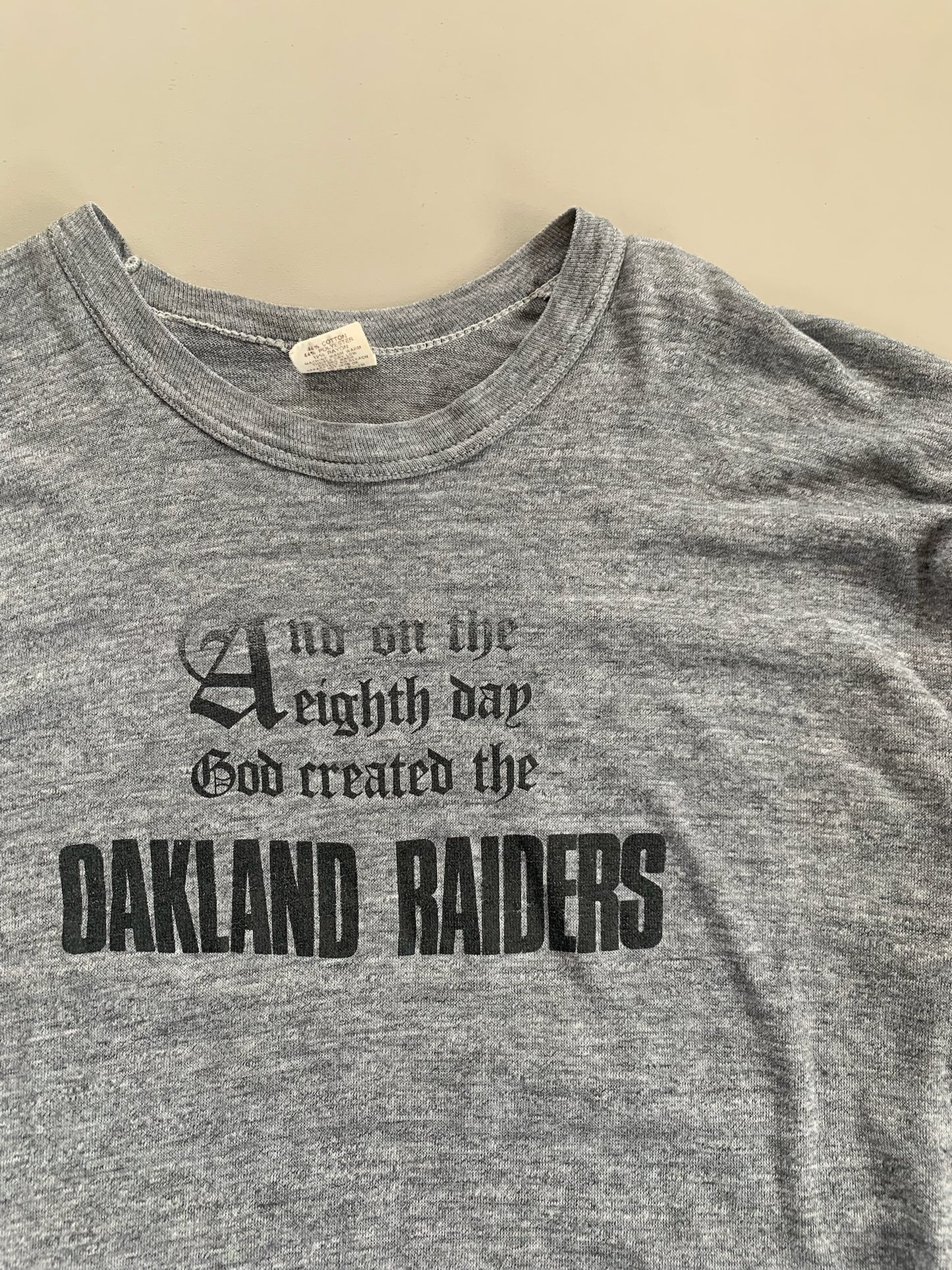 XL 70s Oakland Raiders Quote T-shirt