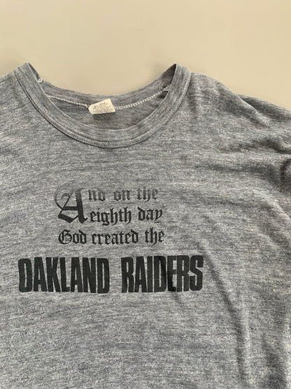 XL 70s Oakland Raiders Quote T-shirt