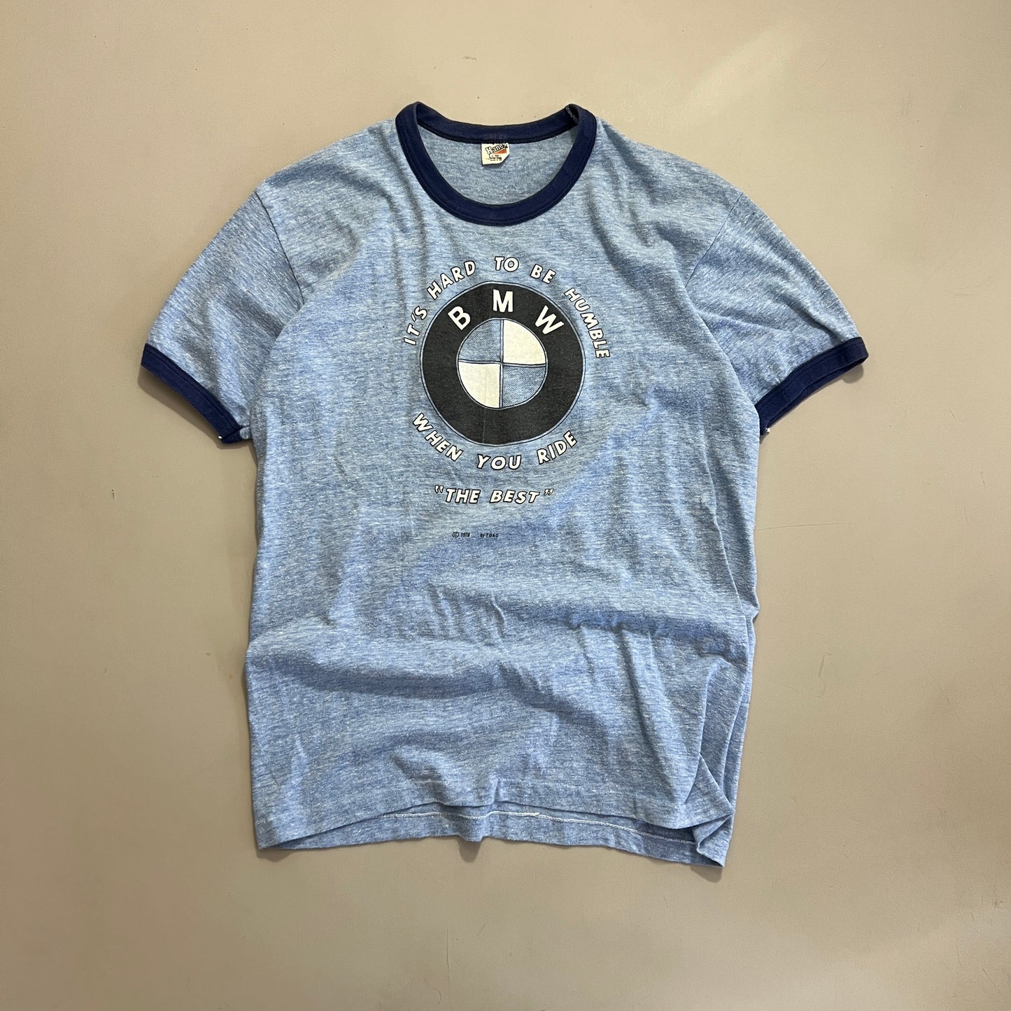 Large 1978 BMW "The Best" Ringer T-shirt