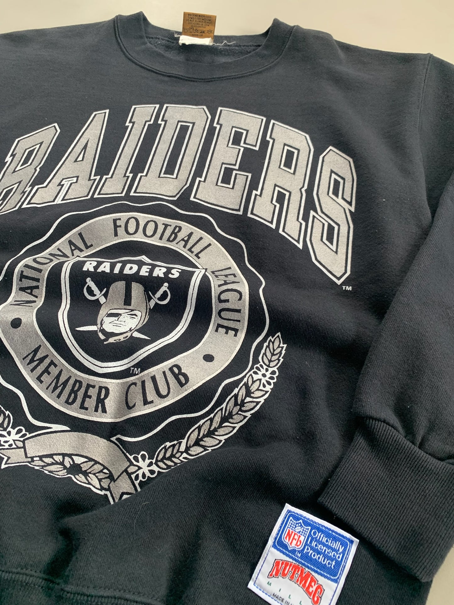 Medium 1990s Los Angeles Raiders Nutmeg Sweatshirt