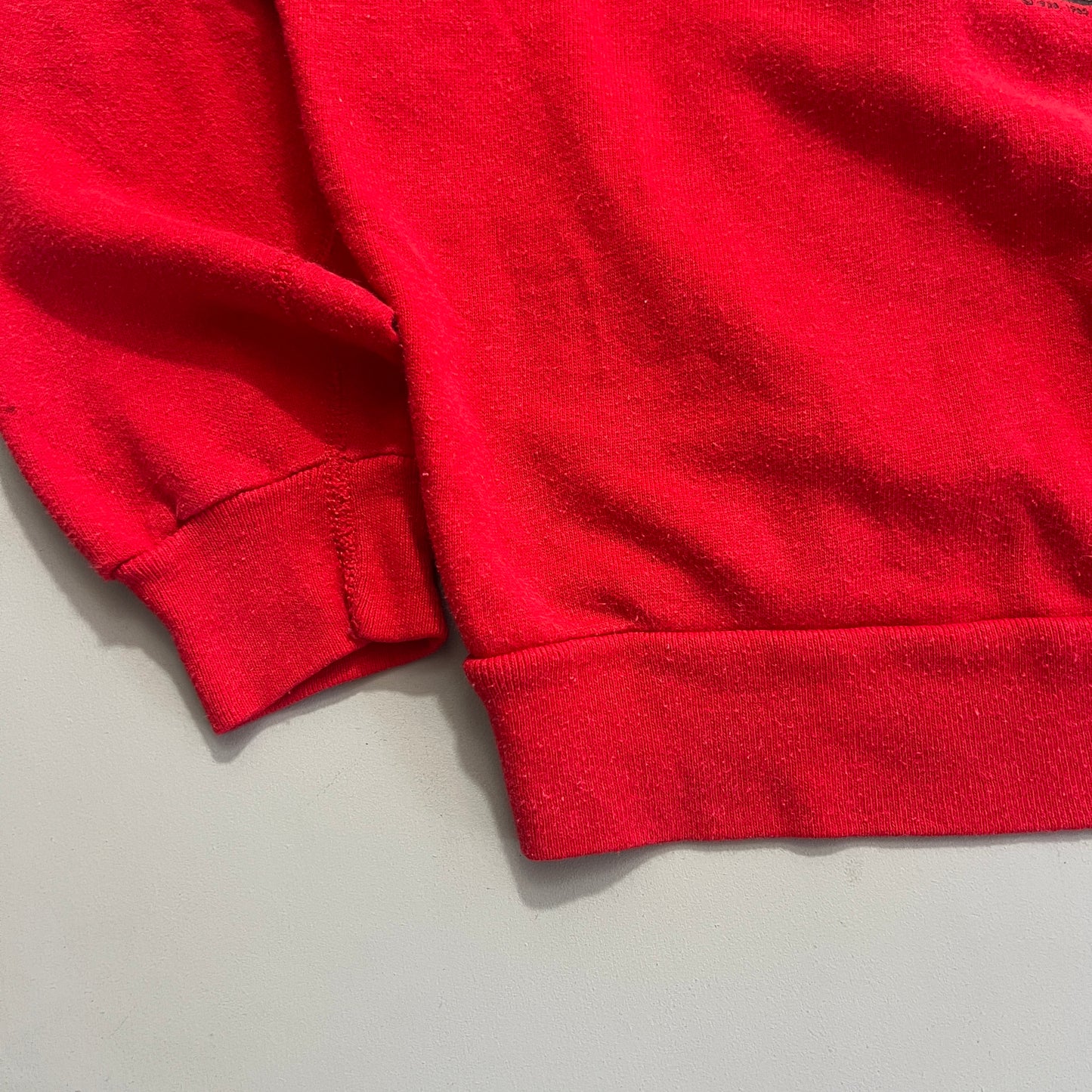 Large 1980s Wisconsin University Snoopy Sweatshirt