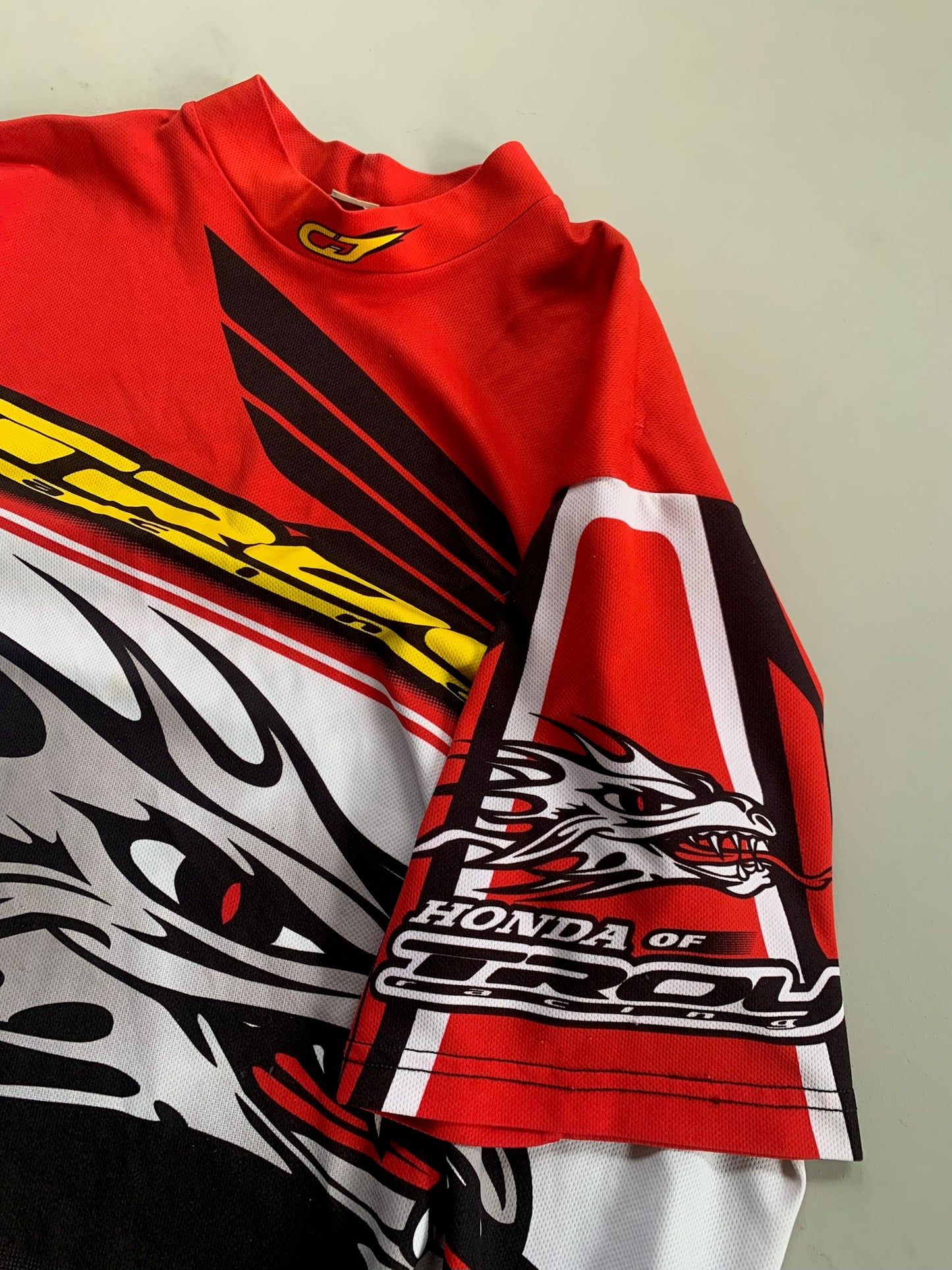Large 2000s Carl Jones Honda Racing Jersey