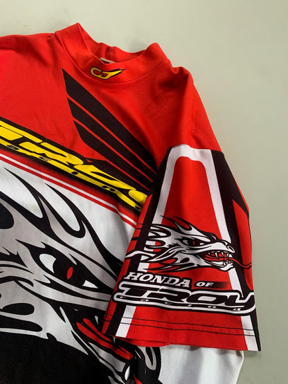 Large 2000s Carl Jones Honda Racing Jersey