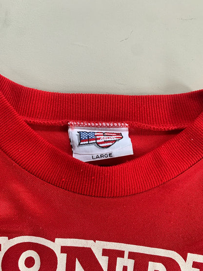 Large 90s Honda Malcolm Smith Motorsports Racing Jersey