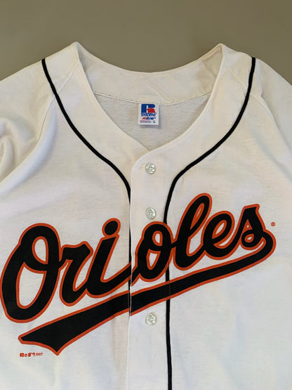 Large 1997 Baltimore Orioles Brady Anderson Russell Jersey