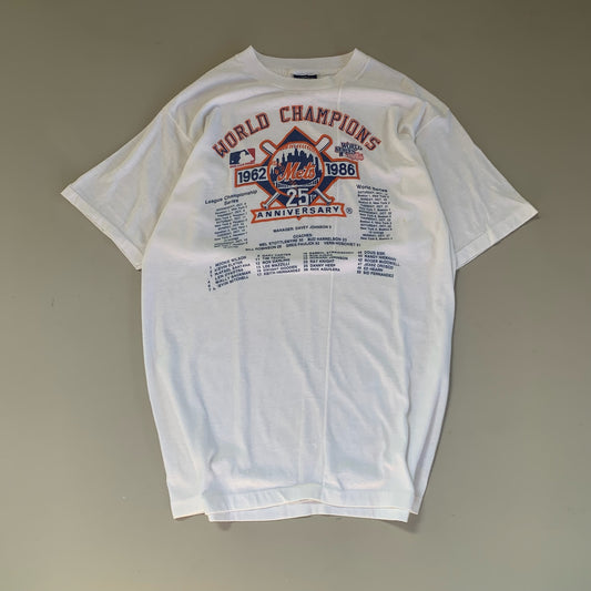 XL 1986 New York Mets World Champions T-shirt