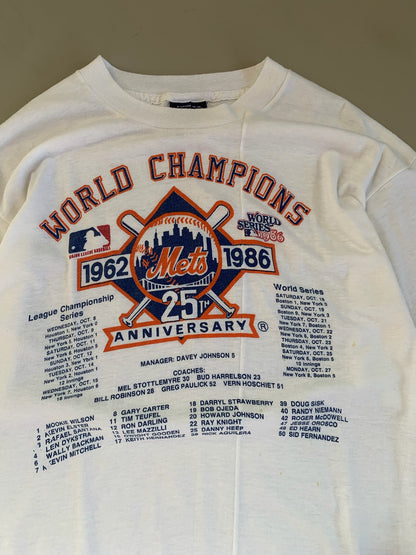 XL 1986 New York Mets World Champions T-shirt
