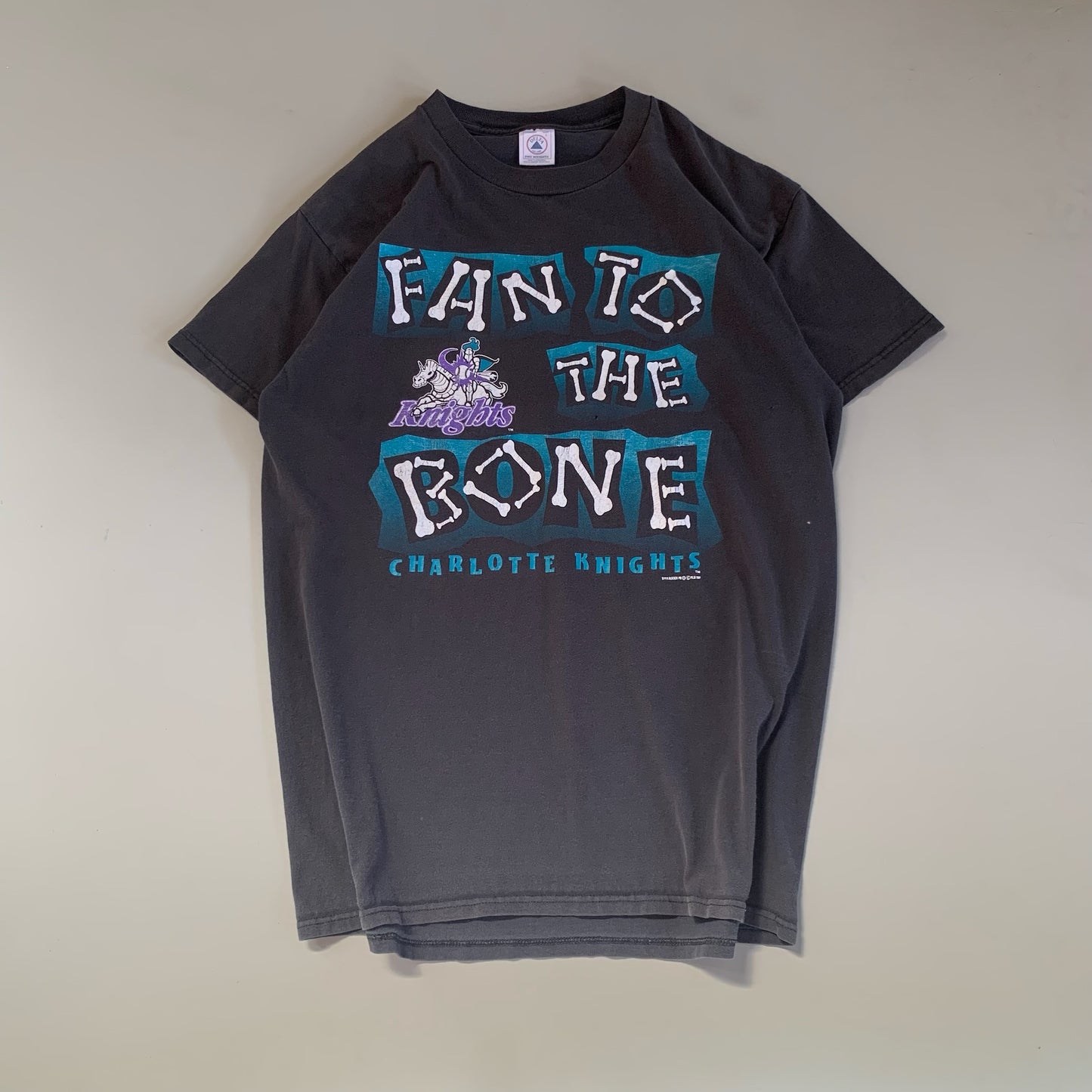 Large 1997 Charlotte Knights Fan to the Bone T-shirt