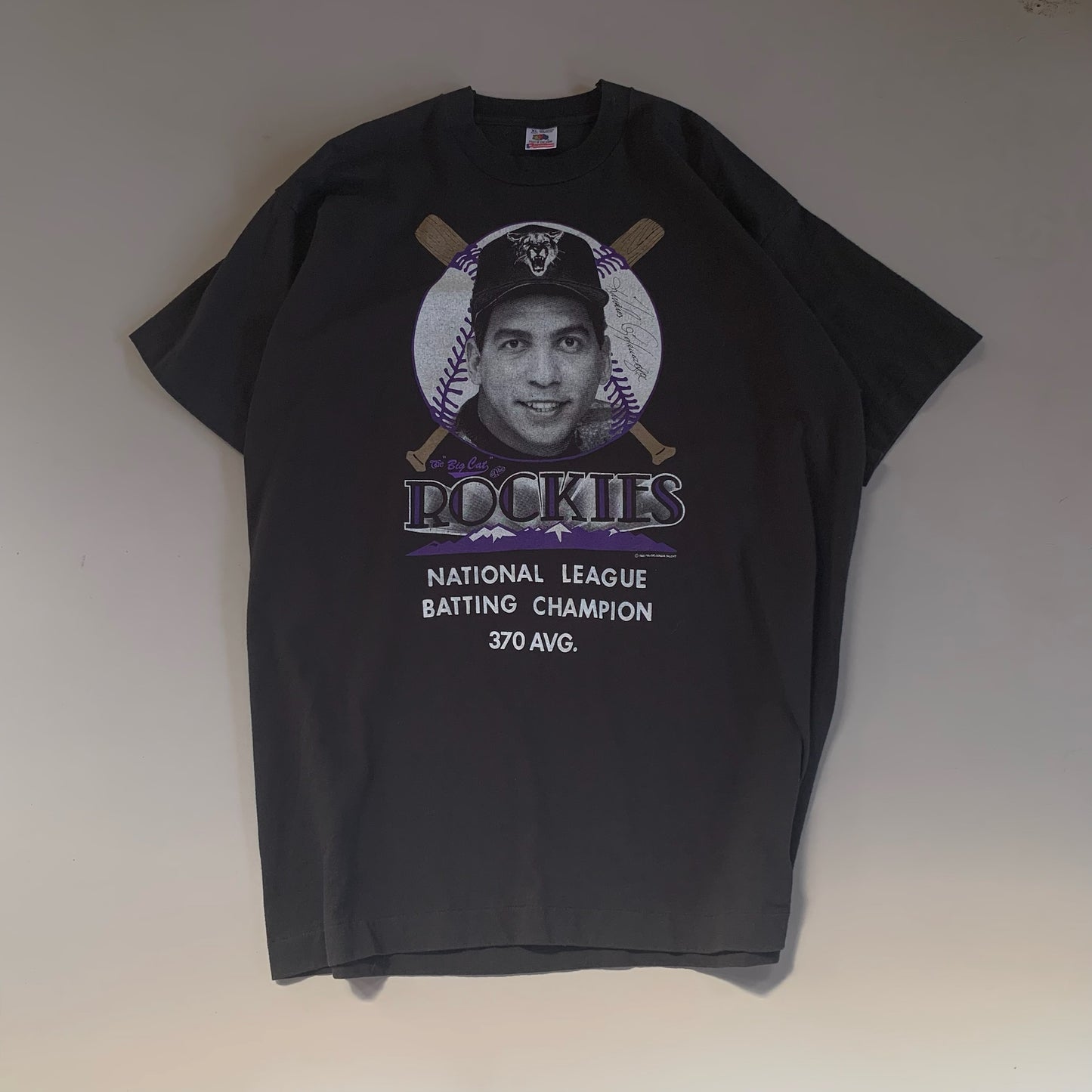 XL 1993 Colorado Rockies Andres Galarraga T-shirt