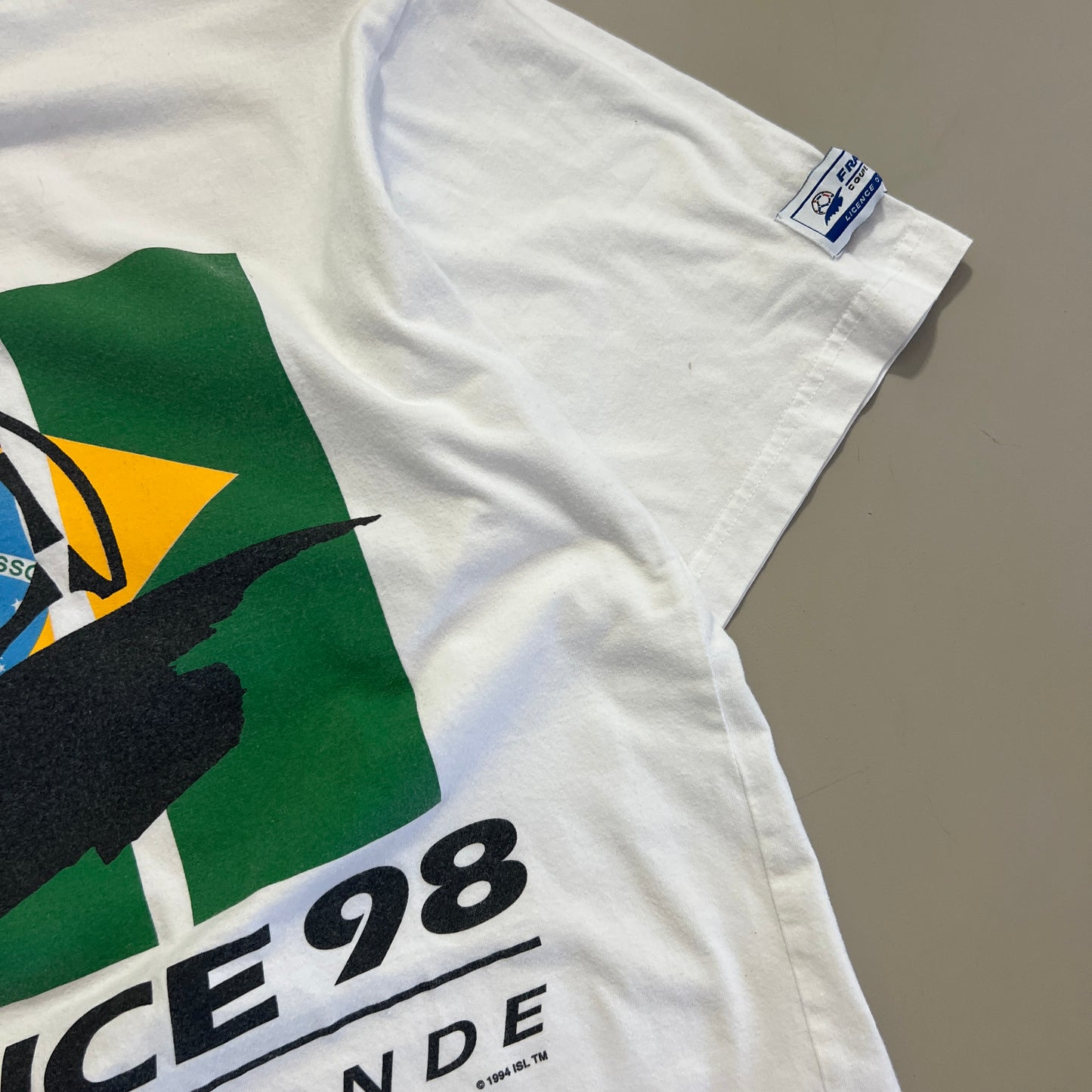 Large 1994 Brazil USA World Cup T-shirt