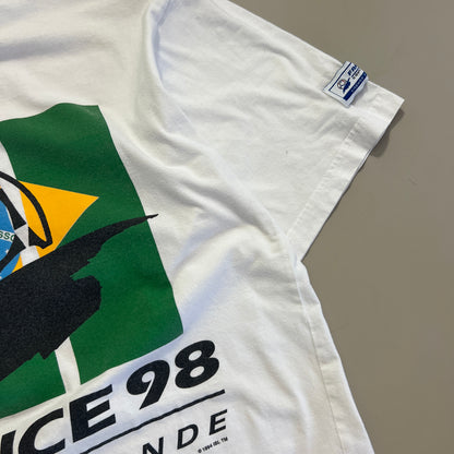 Large 1994 Brazil USA World Cup T-shirt