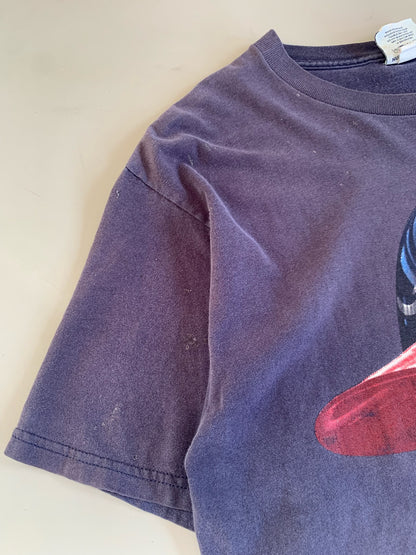 Large 90s Atlanta Braves Helmet T-shirt