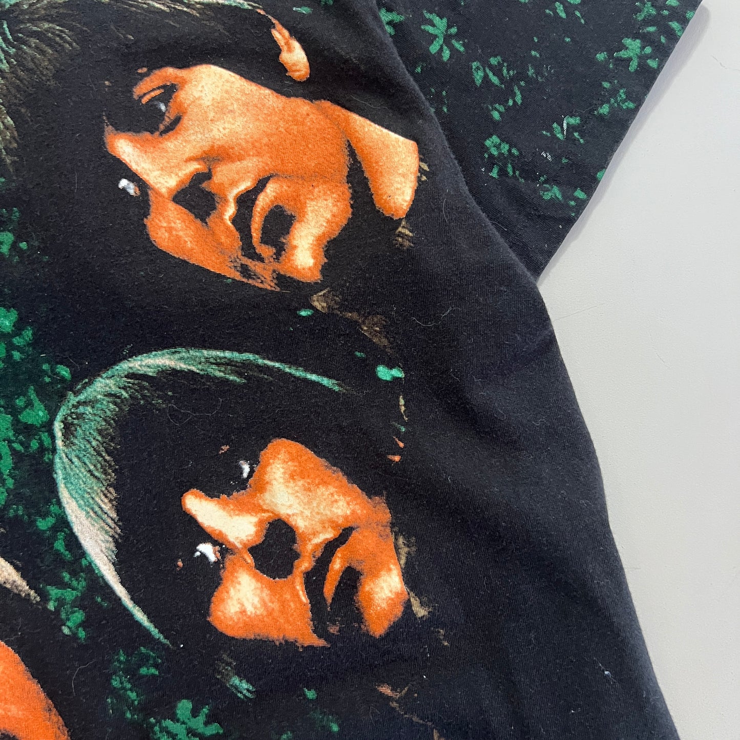 Large 1990s The Beatles Rubber Soul AOP T-shirt