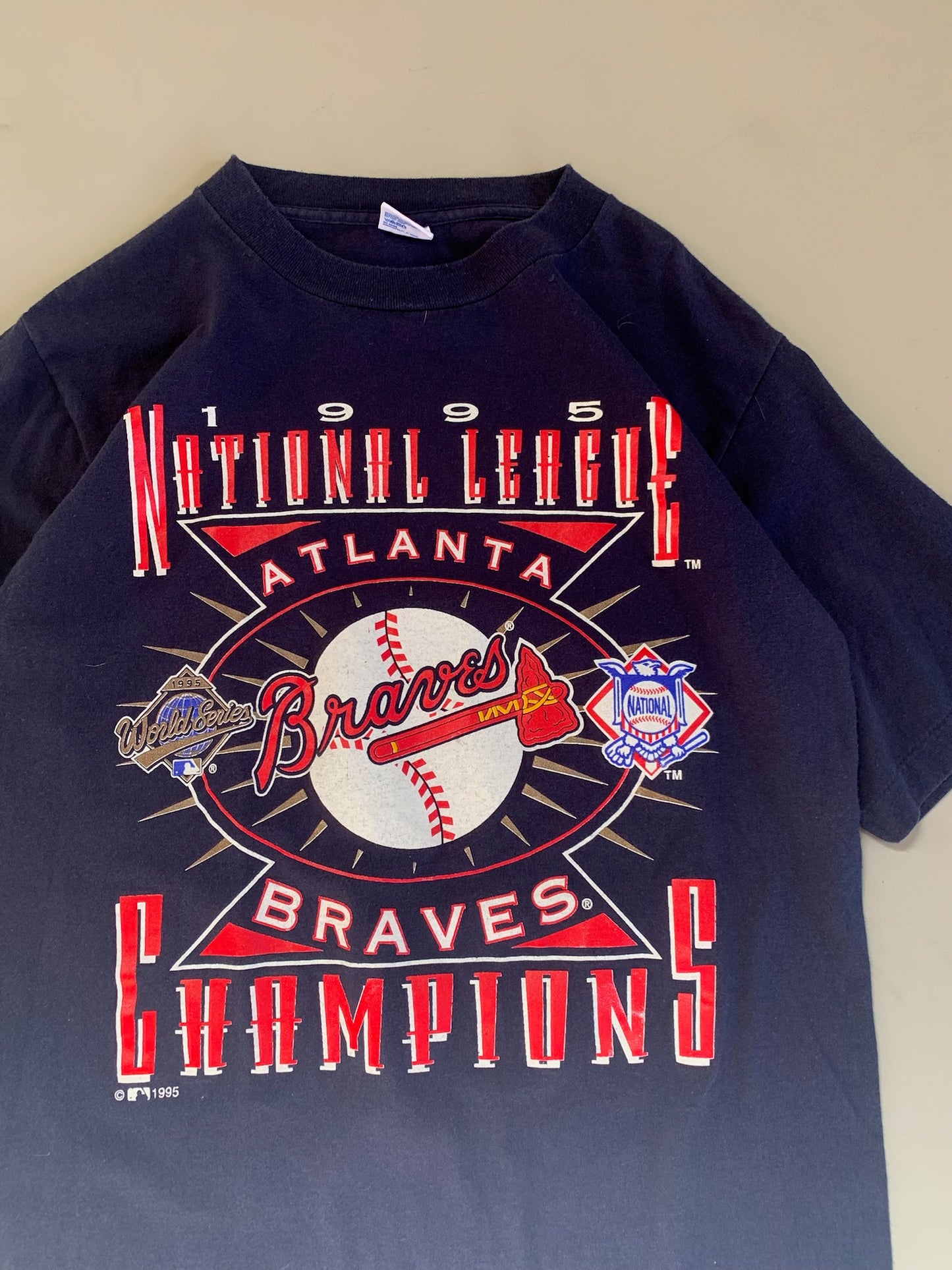 Medium 1995 Atlanta Braves NL Champs T-shirt