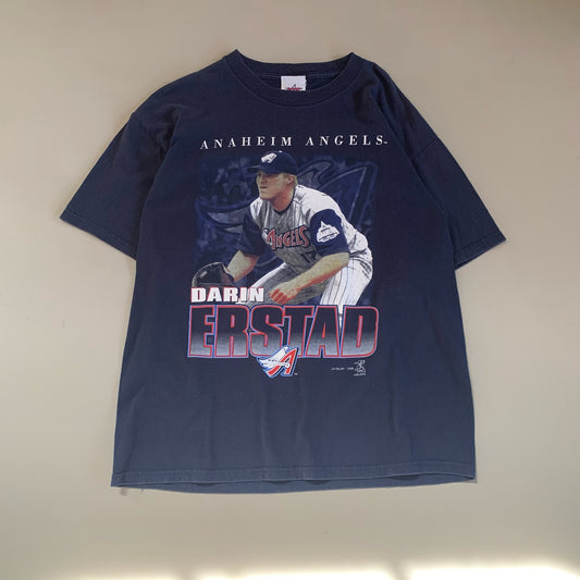 Large 1999 Anaheim Angels Darin Erstad T-shirt